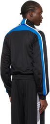 Martine Rose Black & Blue Shrunken Track Jacket