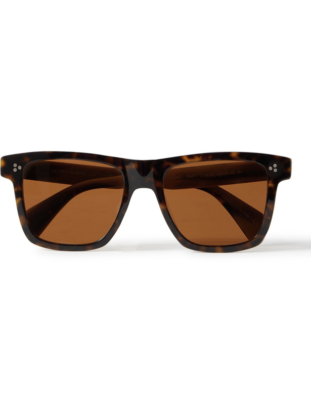 Photo: OLIVER PEOPLES - Casian Square-Frame Acetate Sunglasses - Tortoiseshell