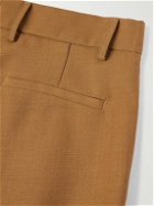 Séfr - Straight-Leg Drill Suit Trousers - Brown