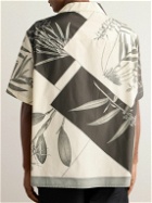 LOEWE - Paula's Ibiza Convertible-Collar Floral-Print Cotton and Silk-Blend Shirt - Green