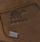 Sorel - Ankeny II Rubber-Trimmed Leather Boots - Brown