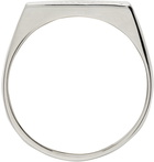 Bleue Burnham SSENSE Exclusive Silver 'Find Beauty In Every Moment' Ring