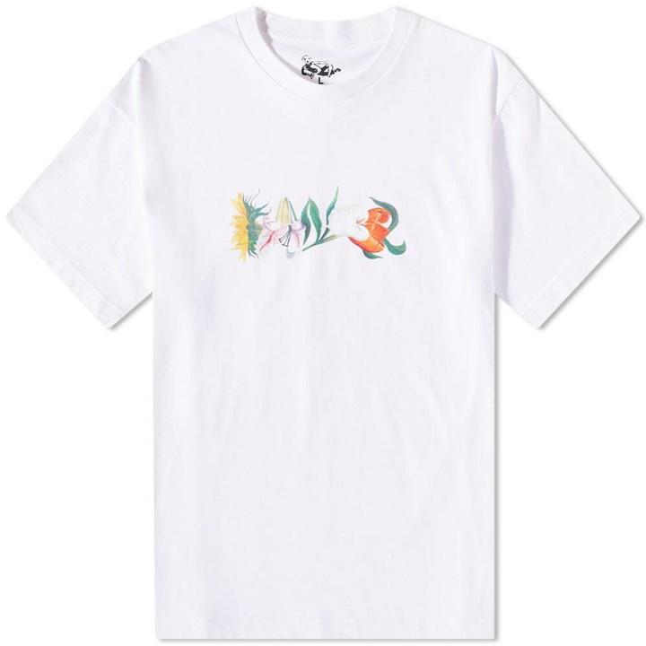 Photo: Dancer Men's Mixed Flowers T-Shirt in White