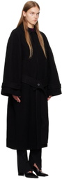 Birrot Black Boiled Coat