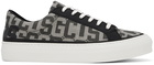 GCDS Black & Off-White Monogram Sneakers