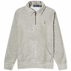 Polo Ralph Lauren Men's Corduroy Quarter Zip Sweat in Andover Heather