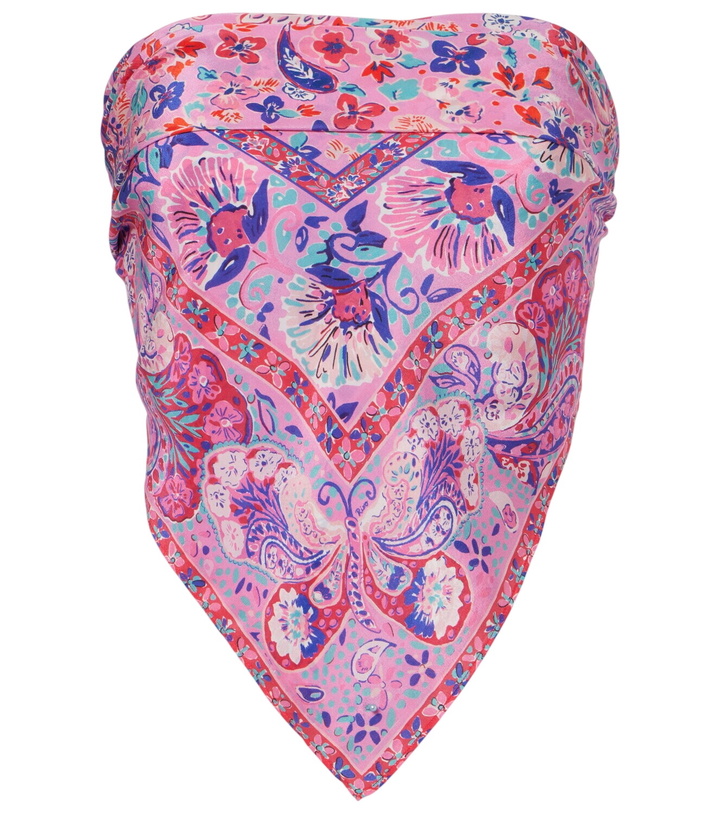 Photo: Rixo Menno printed silk top