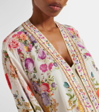 Camilla Sew Yesterday floral silk robe