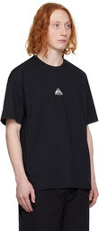 Nike Black Embroidered T-Shirt