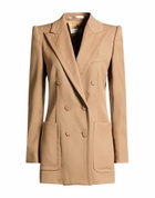 Dries Van Noten Womens Blazer Camel