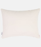 Les-Ottomans Printed silk and cotton velvet cushion