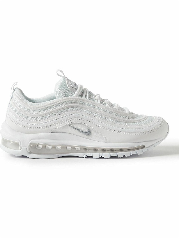 Photo: Nike - Air Max 97 Mesh and Leather Sneakers - White
