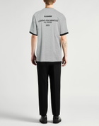 Jil Sander Mens T-shirt in Grey
