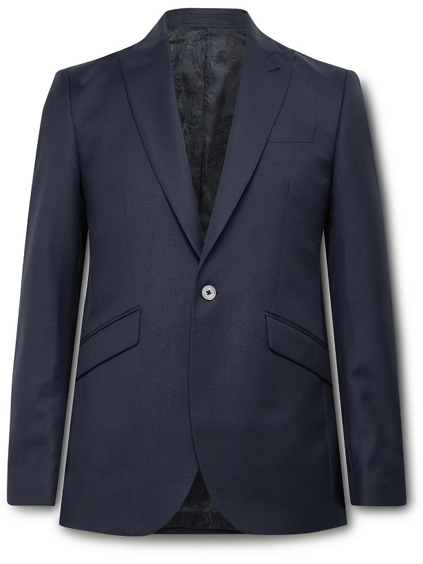 Photo: Favourbrook - Newport Slim-Fit Wool Suit Jacket - Blue