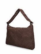 ST.AGNI Macramé Woven Leather Shoulder Bag