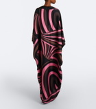Pucci Iride silk twill kaftan