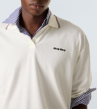 Miu Miu Cotton piqué polo shirt
