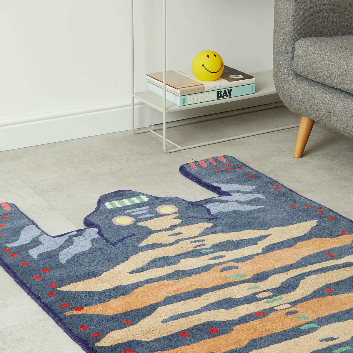 Bongusta Soulmates Rug - Large in Blue 