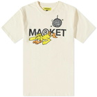 Market Men's Disco Duck T-Shirt in Cream