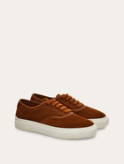 Ferragamo Mens Gancini sneaker in Brown