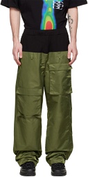 SPENCER BADU Green Cargo Snow Pants
