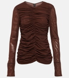 SIR Jacques gathered mesh top