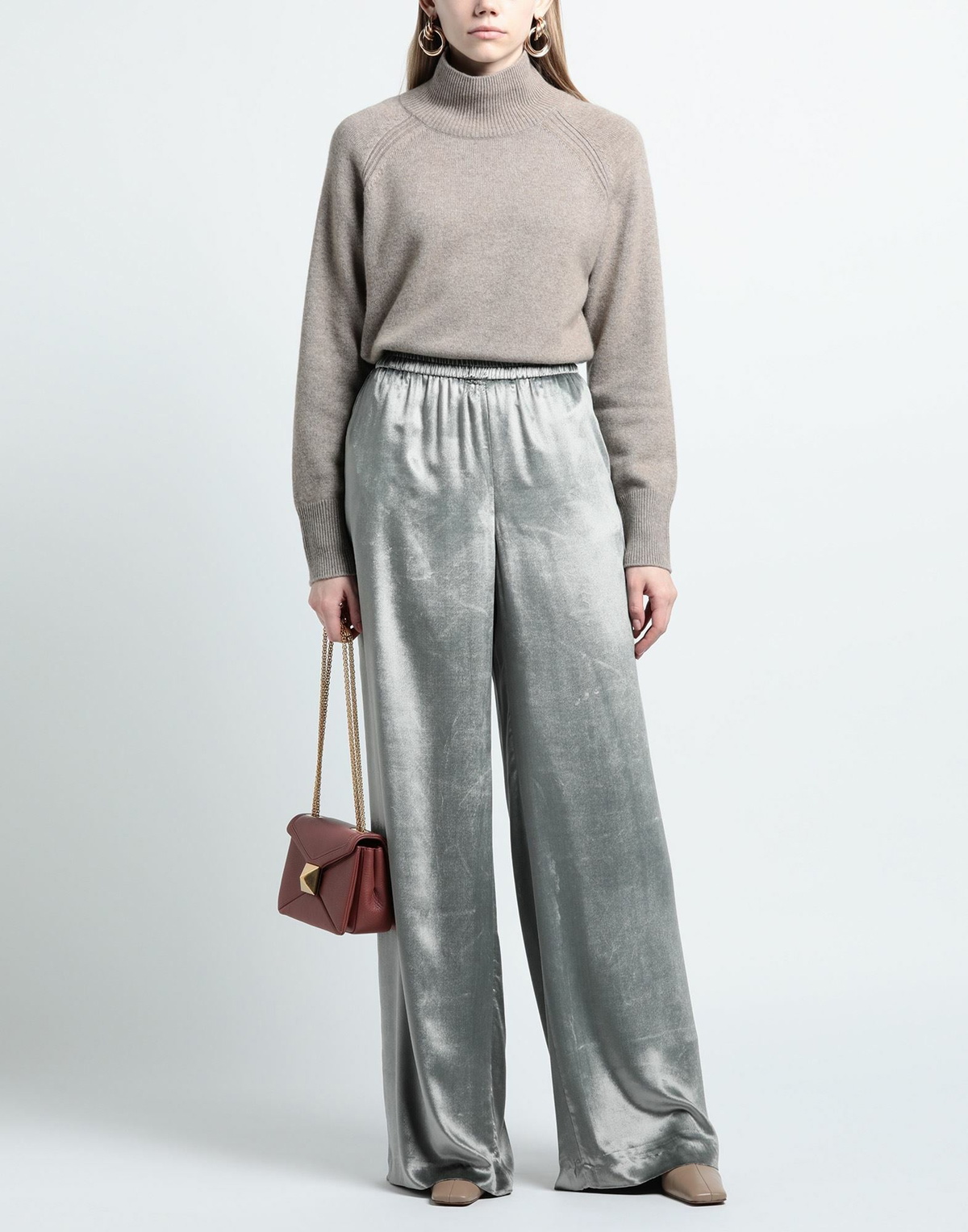 Red Valentino Womens Pants in Grey