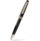 Montblanc - Meisterstück Classique Resin and Gold-Plated Ballpoint Pen - Men - Black