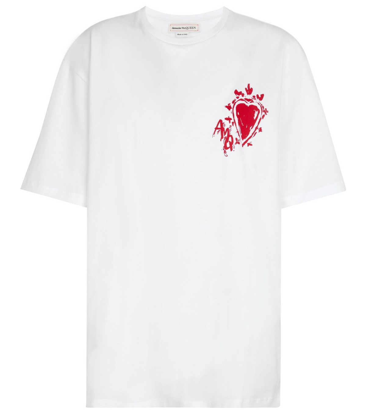 Alexander McQueen Printed cotton T-shirt Alexander McQueen