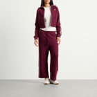 Adidas Women's Firebird Track Pant in Maroon/Vivid Red