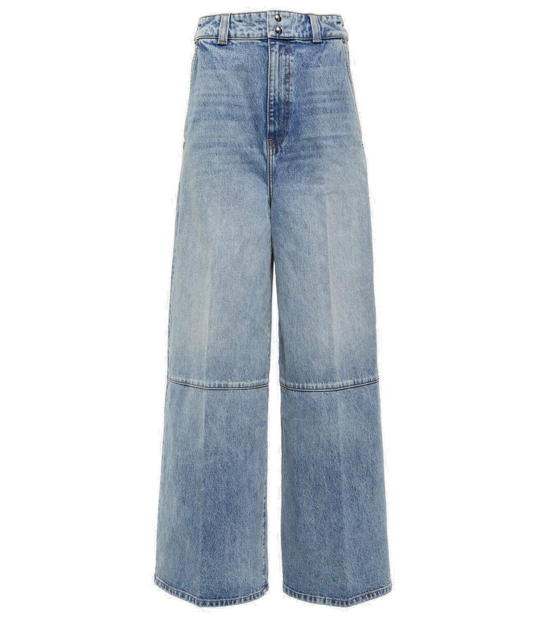 【KHAITE】ian mid-rise wide-leg ジーンズ KHAITE Ian Jean in Kirk | FWRD