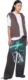 Gerrit Jacob Black Printed Jeans