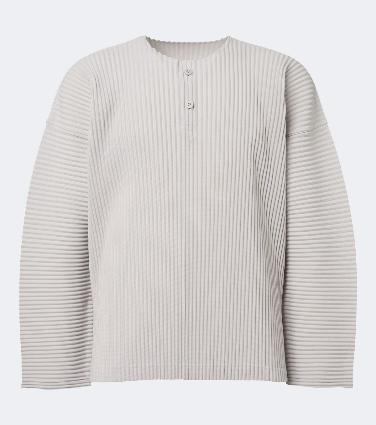 Homme Plissé Issey Miyake Monthly Colors: September pleated Henley shirt