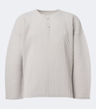 Homme Plissé Issey Miyake Monthly Colors: September pleated Henley shirt