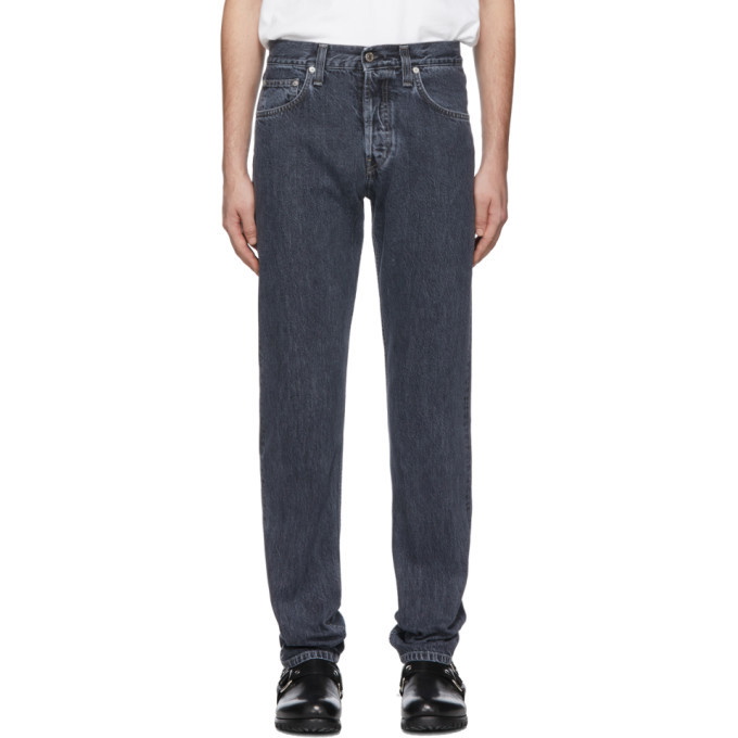 Photo: Helmut Lang Black Masc Hi Straight Jeans