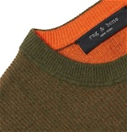 RAG & BONE - Finch Reversible Wool and Cashmere-Blend Sweater - Green