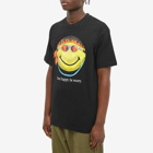 MARKET Men's Smiley Don't Happy, Be Worry T-Shirt in Black