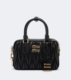 Miu Miu Arcadie matelassé leather top-handle bag