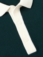 Drake's - Merino Wool Rugby Shirt - Green