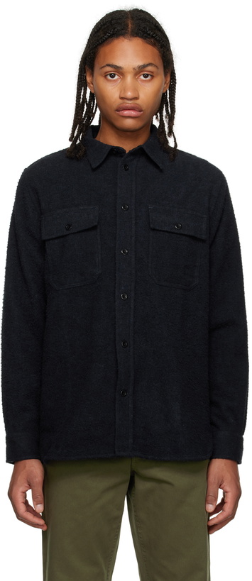 Photo: NORSE PROJECTS Navy Silas Shirt