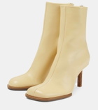 Jacquemus Les Bottines Rond Carré leather ankle boots