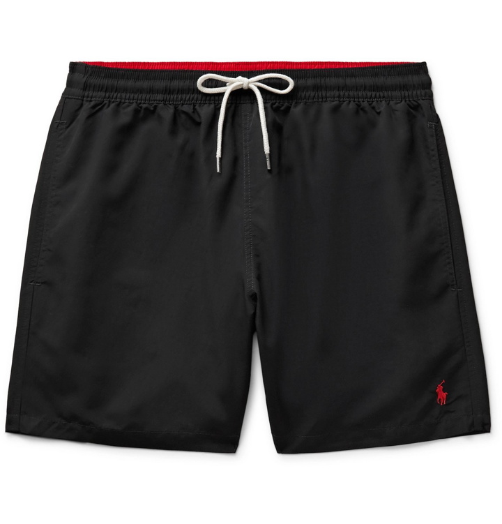 Photo: Polo Ralph Lauren - Traveler Mid-Length Swim Shorts - Black