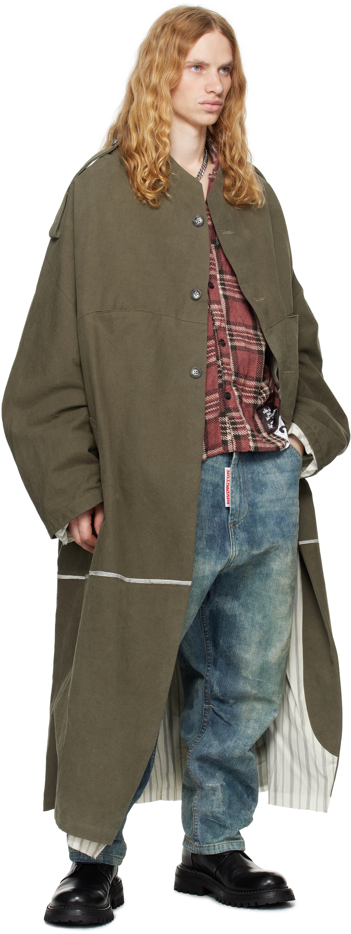 Rivington Roi Rebis Khaki Abraxas Trench Coat
