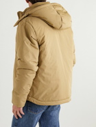 Mr P. - Twill Hooded Jacket - Brown