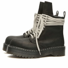 Rick Owens Men's x Dr Martens Quad Sole Steel Toe Boot in Black