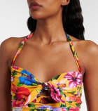 Dolce&Gabbana Floral cutout swimsuit