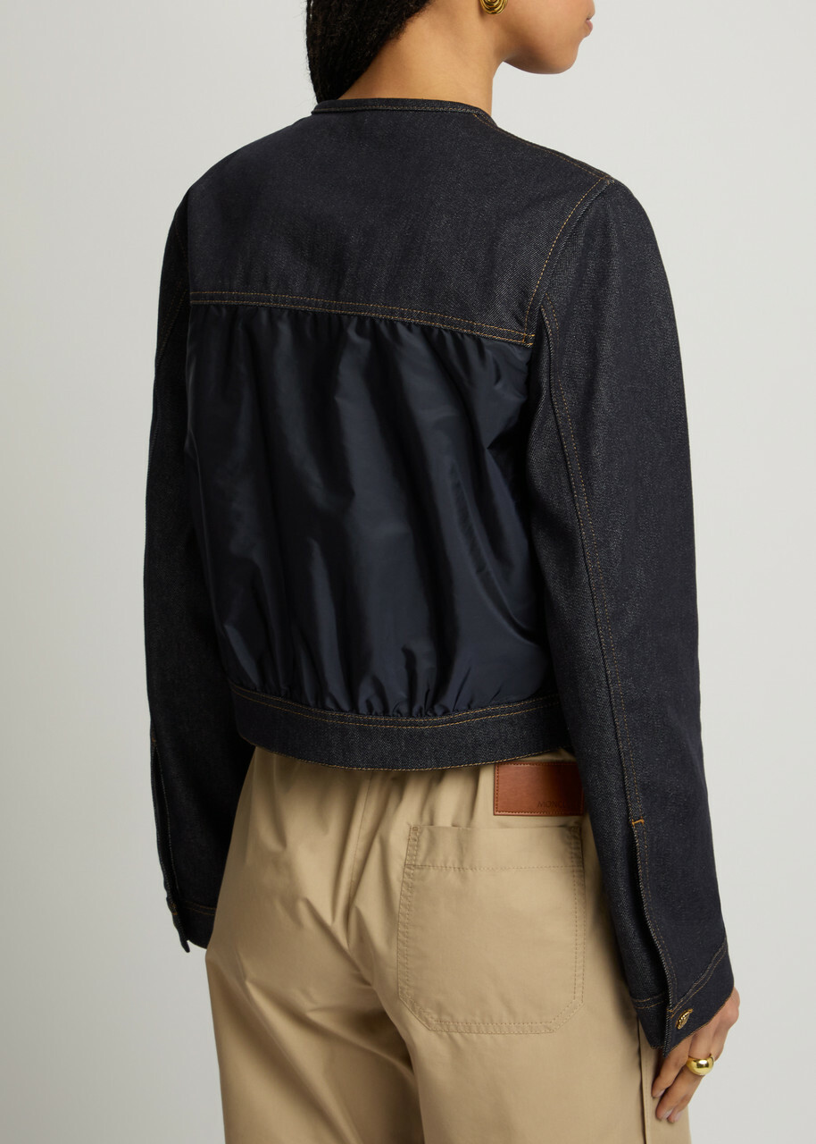 Moncler Tencin Stretch-denim Jacket Moncler