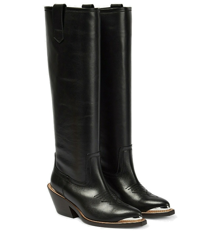 Photo: Dorothee Schumacher - Leather knee-high cowboy boots