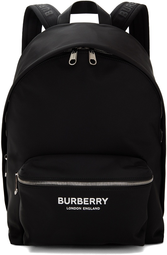 Photo: Burberry Black Nylon Backpack