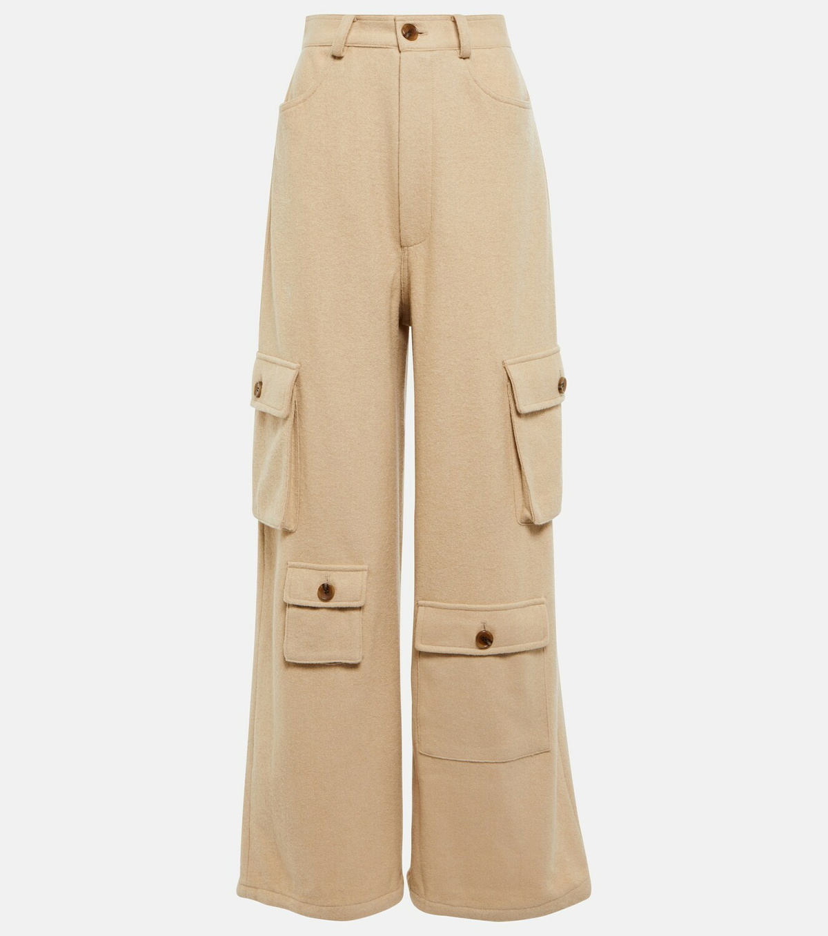 The Frankie Shop - Hailey wool-blend cargo pants The Frankie Shop